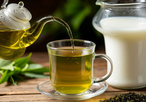 Зелёный чай с молоком Зелёный чай с молоком