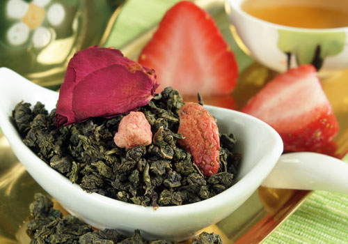 Молочно-клубничный улун