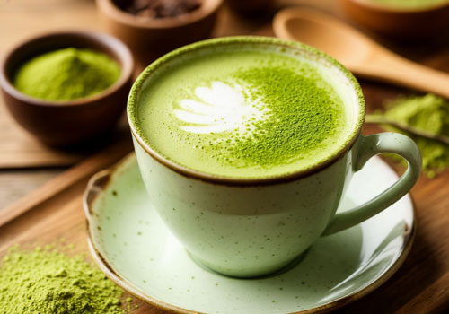 Матча с молоком Матча с молоком