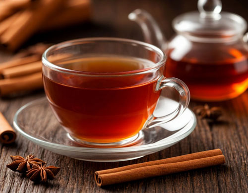 Чай с корицей