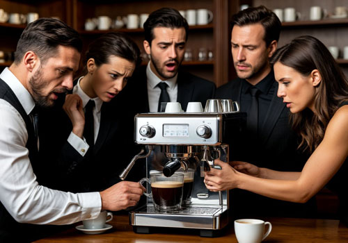 Приготовление кофе в офисе