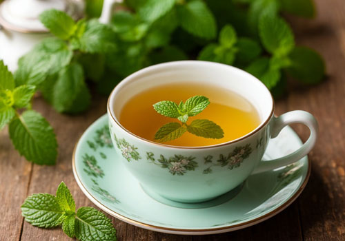 Мелисса и чёрный чай Мелисса и чёрный чай