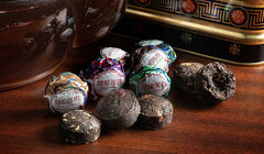 Ассорти юннаньского шу пуэра с добавками