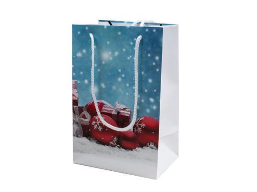 Пакет подарочный «Снежный», 23*15 см