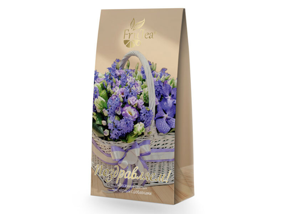 Чай FruTea чёрный с добавками «Весенние цветы»