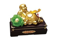 Шкатулка подарочная «Будда» c банками для хранения чая