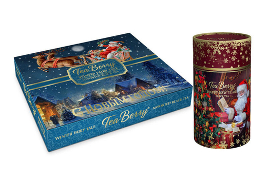 Набор чёрного чая «Сказочный Санта»