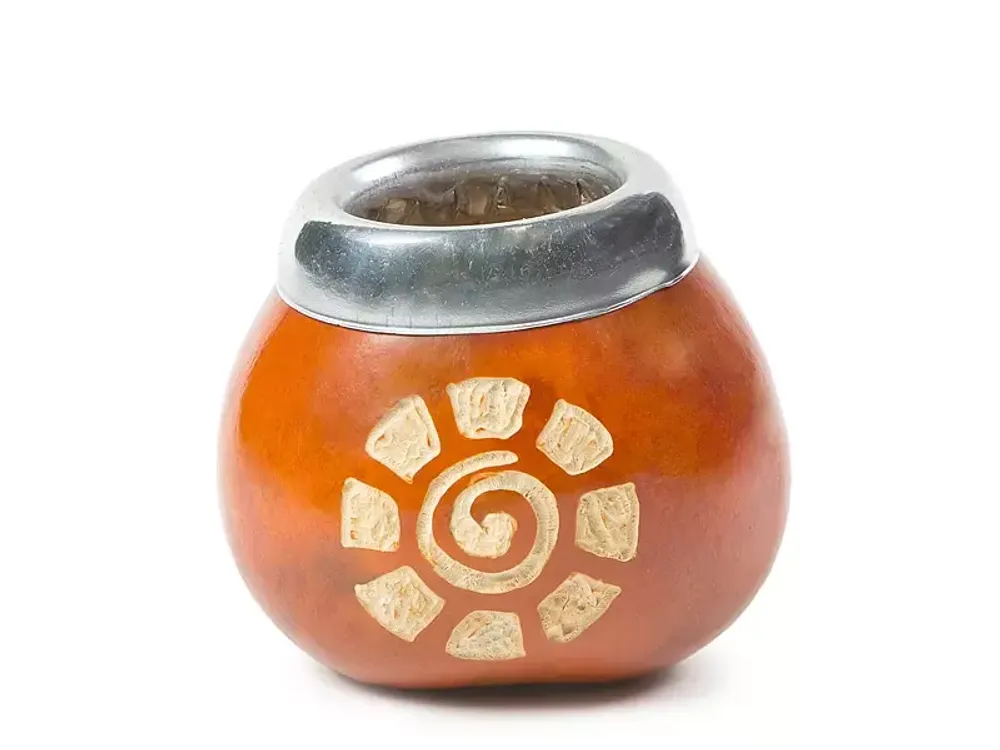 Калабас «Сол» красный, с окантовкой