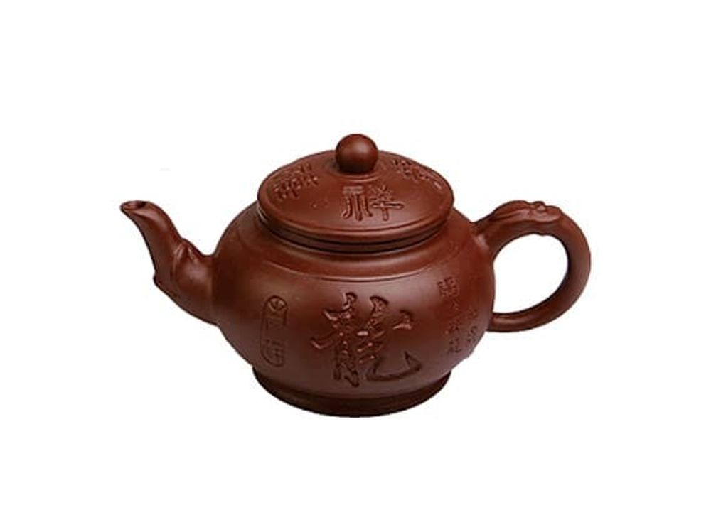 Чайник глиняный «Полет Фантазии» с заварочной колбой, 450 мл