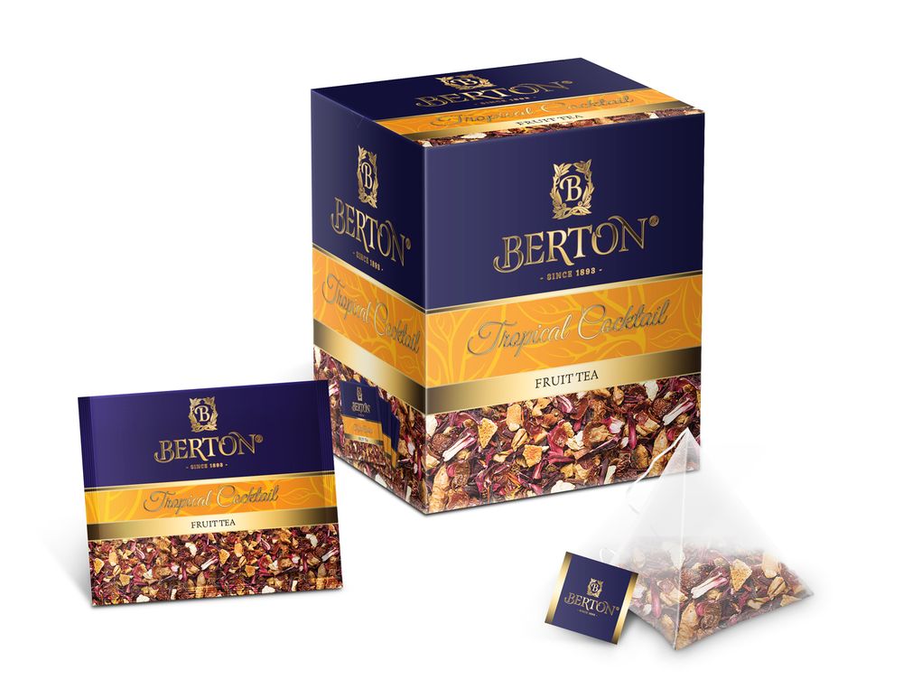 Berton пакетированный чай «Тропический коктейль»
