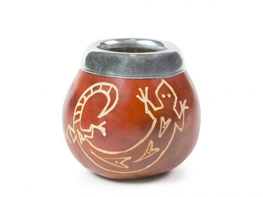 Калабас «Лагарто», красный с окантовкой