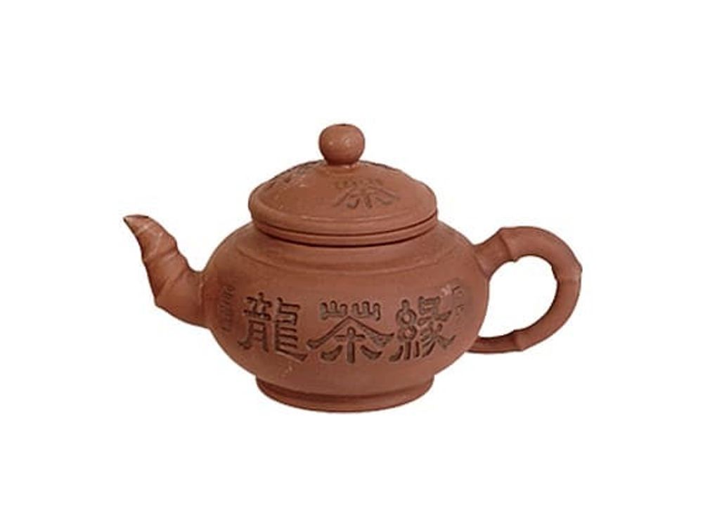 Чайник глиняный «Тайное свидание» с заварочной колбой, 600 мл