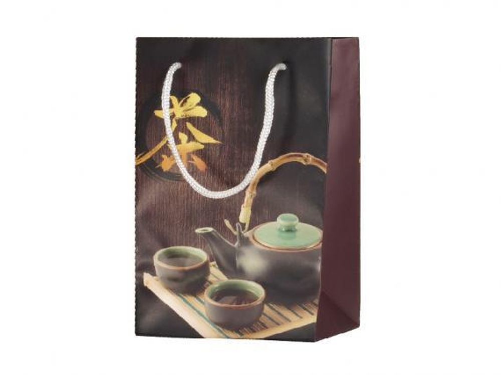 Пакет подарочный «Магия чая» (23см*15см*10см)