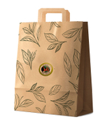 Пакет крафт с ручками с лого РЧК (31*22*9)