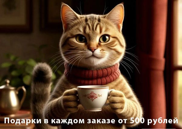 Подарки в каждом заказе от 500 рублей в мае