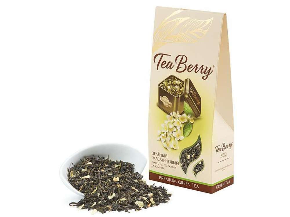 Чай зелёный Tea Berry «Зелёный жасминовый»