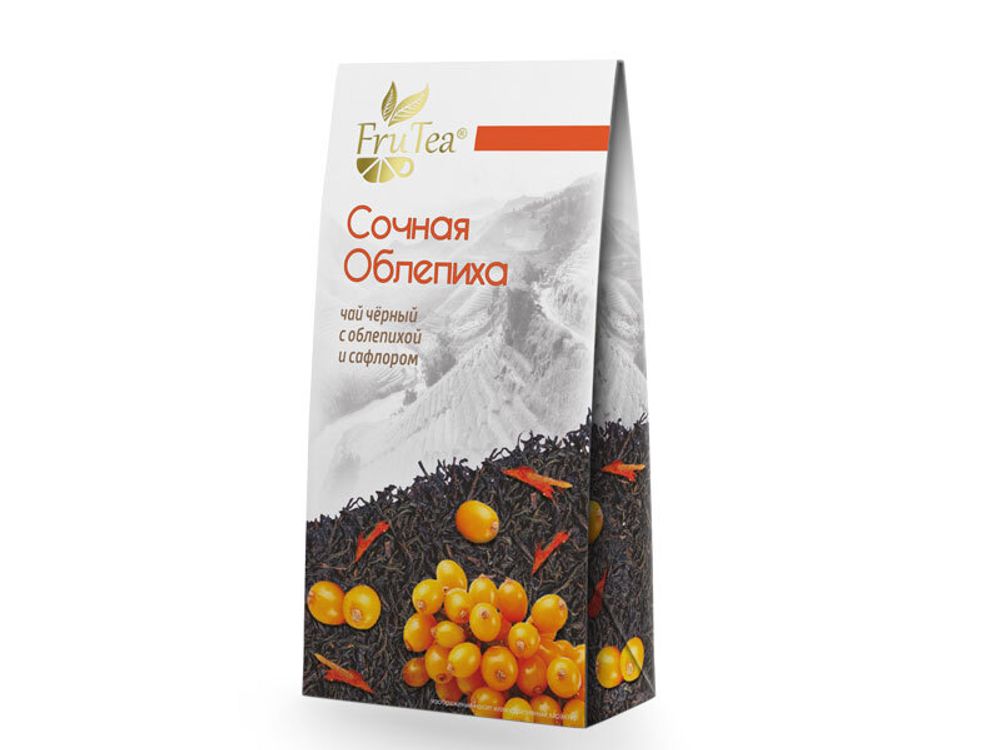 Чай FruTea чёрный «Сочная облепиха»