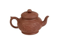 Чайник заварочный глиняный «Мудрость и знания» с заварочной колбой, 500 мл