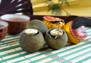 Пуэр «Мандарин золотой», 5 лет, регион Мэнхай