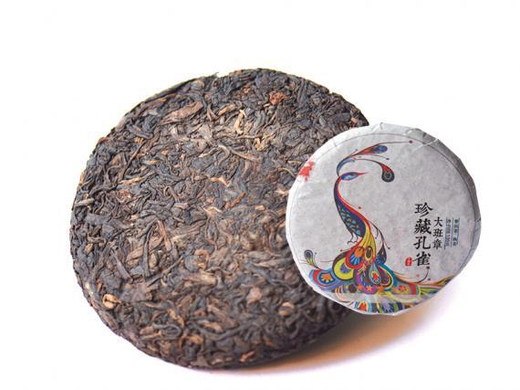 Пуэр «Синий павлин», 3 года, регион Мэнхай