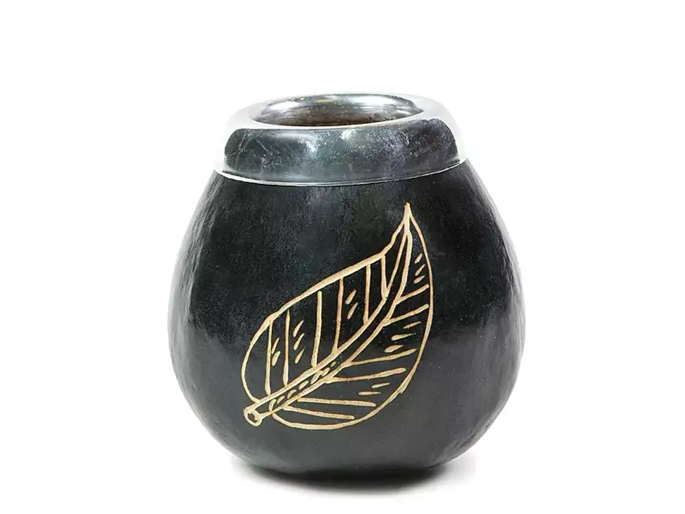 Калабас «Фолха» чёрный, с окантовкой