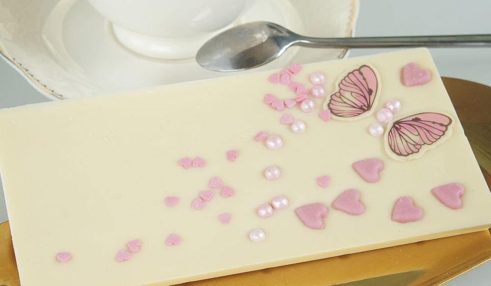 «Флоренс» белый шоколад ручной работы с бабочками