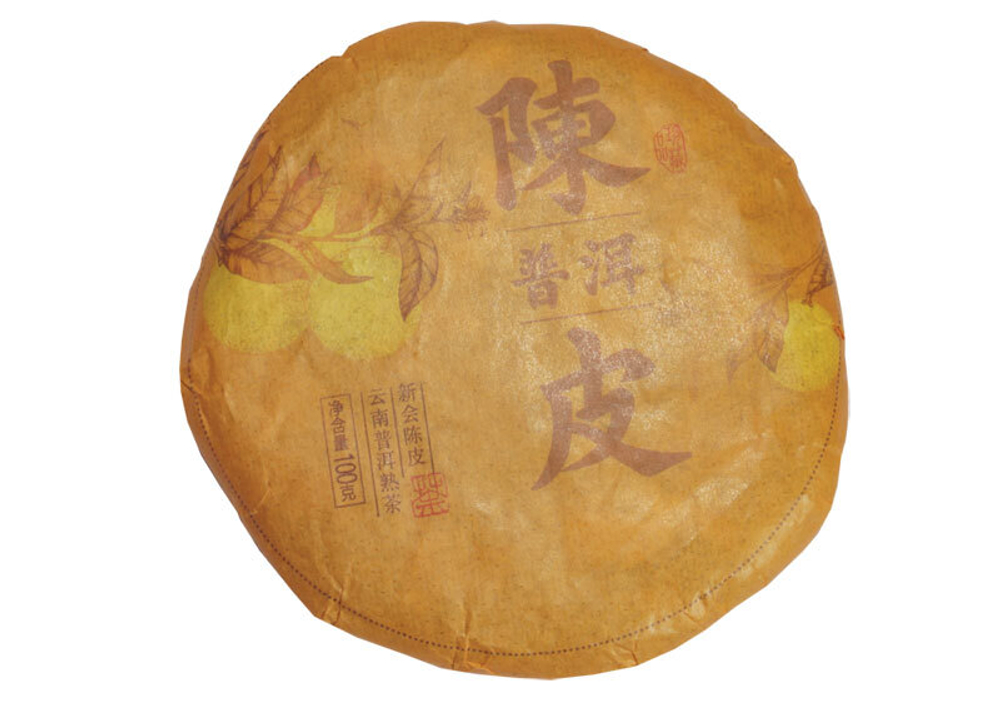 Шу пуэр с цедрой апельсина, 100гр