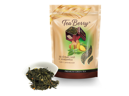 Чай зелёный Теа Berry «Зелёный чай с имбирём»