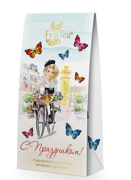 Чай чёрный с добавками FruTea «Романтическое настроение»