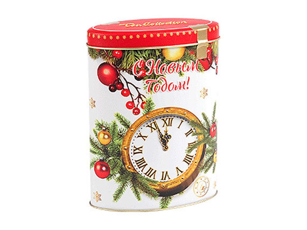 Подарочный жасминовый чай «Новогодняя полночь» в жестяной упаковке