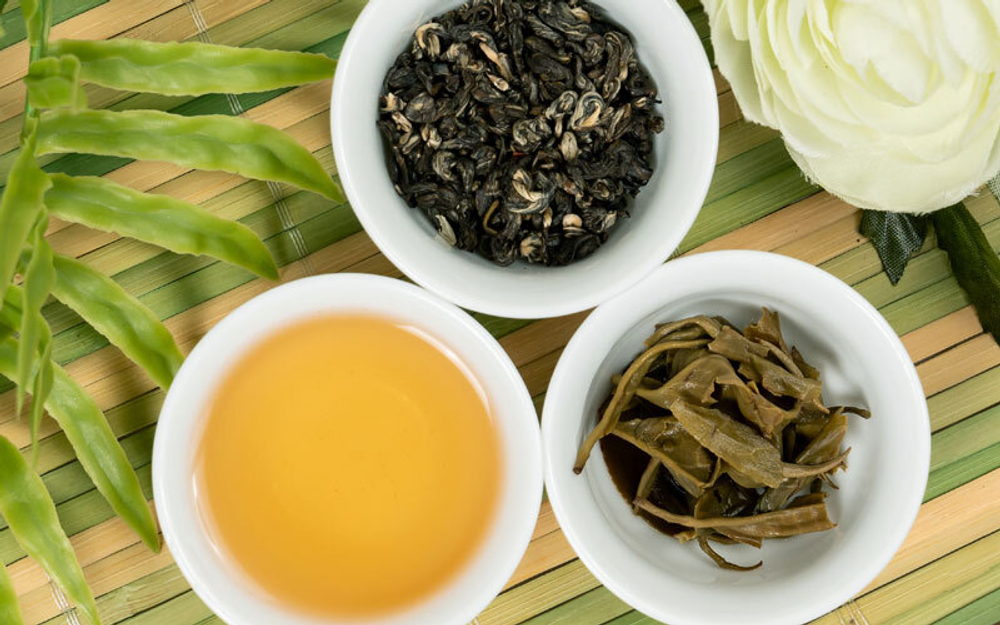 Чай зелёный «Жасминовая россыпь» (Mo Li Zhen Luo)