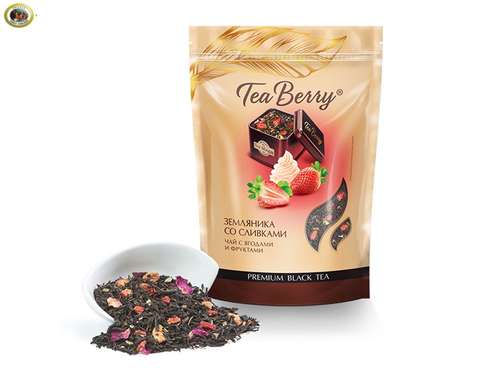 Чай Теа Berry чёрный «Земляника со сливками»