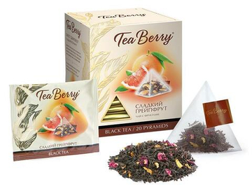 Чай Tea Berry чёрный «Сладкий грейпфрут»