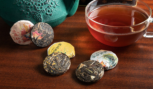 Ассорти китайского чая с добавками