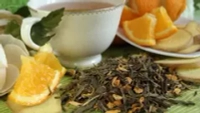 Чай зелёный «Имбирный апельсин»