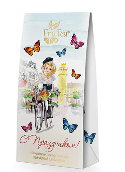 Чай чёрный с добавками FruTea «Романтическое настроение»
