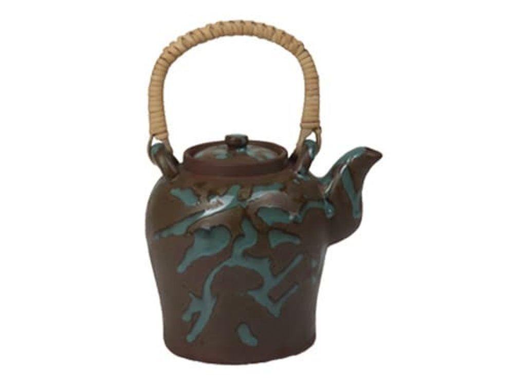 Чайник заварочный глиняный «Синий бархат», 800 мл