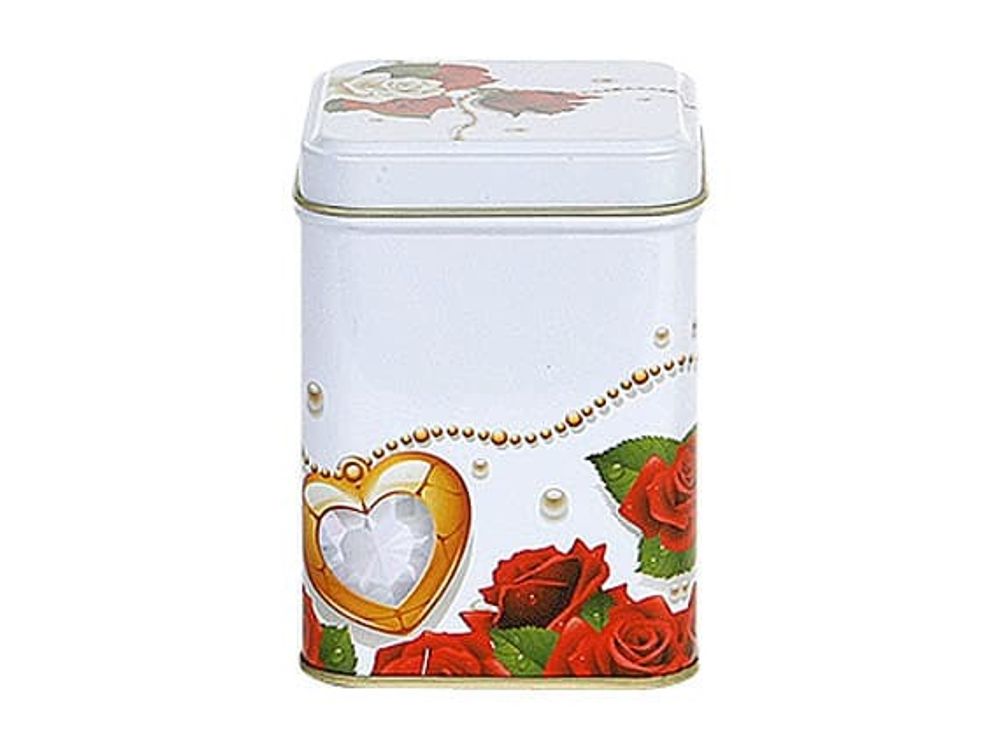 Банка для хранения чая и кофе «Букет роз», 100 гр