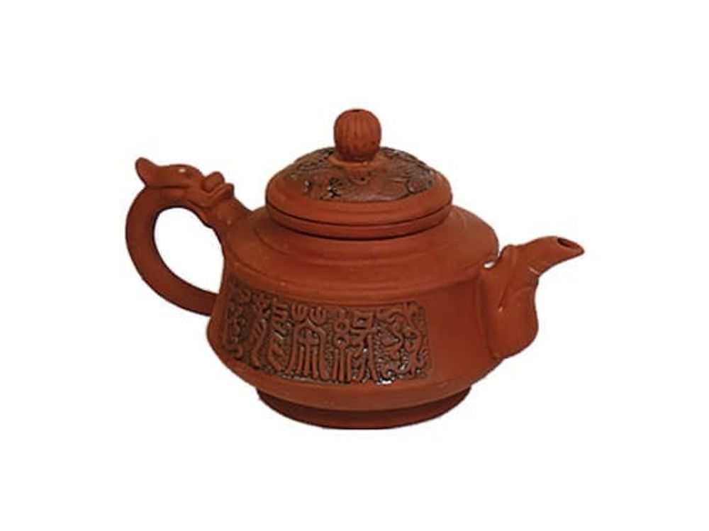 Чайник глиняный «Лесная тайна» с заварочной колбой, 1000 мл